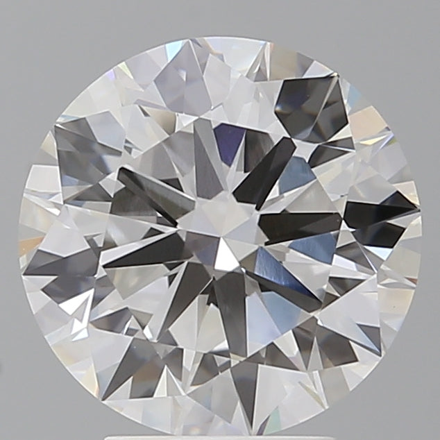 4.03 Carat Round Shaped, Excellent Cut, E Color, VVS2 Clarity, IGI Certified Lab Grown Diamond