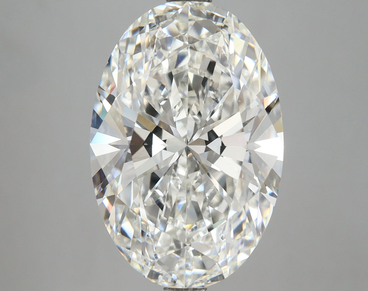 7.06 Carat Oval Shaped, Ideal Cut, F Color, VVS2 Clarity, IGI Certified Lab Grown Diamond
