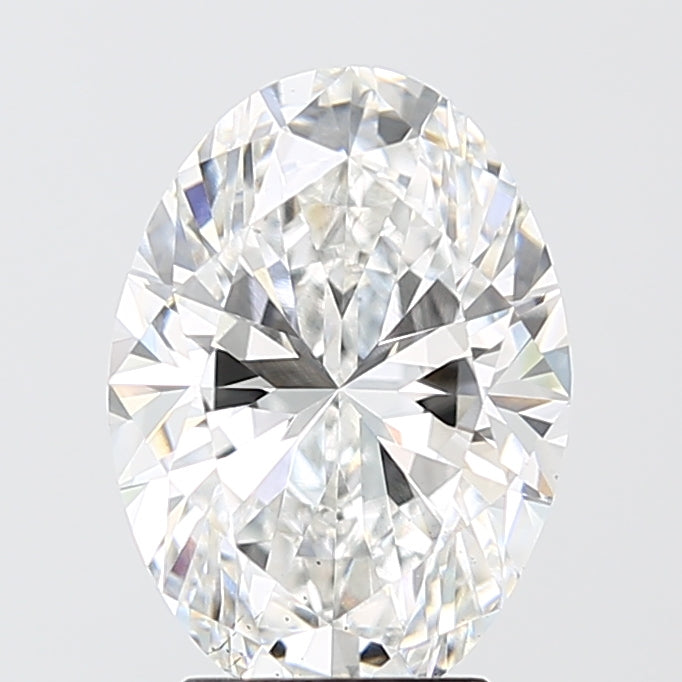 3.02 Carat Oval Shaped, Ideal Cut, E Color, VS2 Clarity, IGI Certified Lab Grown Diamond
