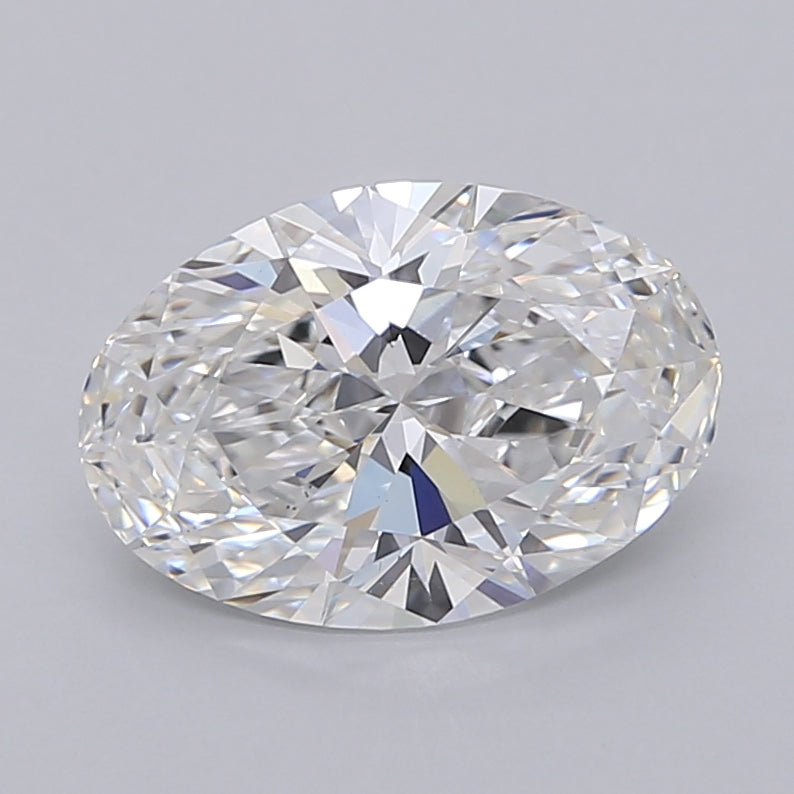 2.58 Carat Oval Shaped, Ideal Cut, E Color, VVS2 Clarity, IGI Certified Lab Grown Diamond