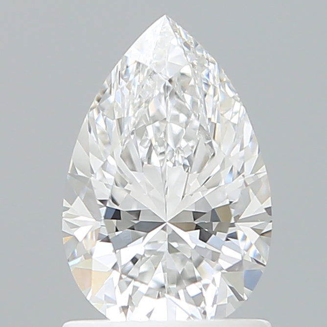 1.24 Carat Pear Shaped, Excellent Cut, E Color, VVS1 Clarity, IGI Certified Lab Grown Diamond