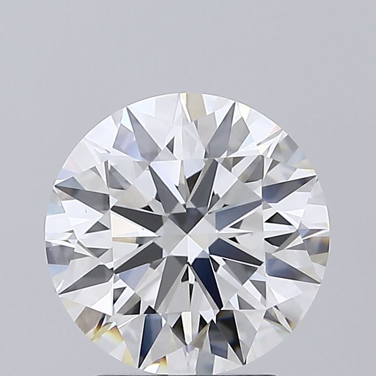 2.31 Carat Round Shaped, Ideal Cut, F Color, VVS2 Clarity, IGI Certified Lab Grown Diamond