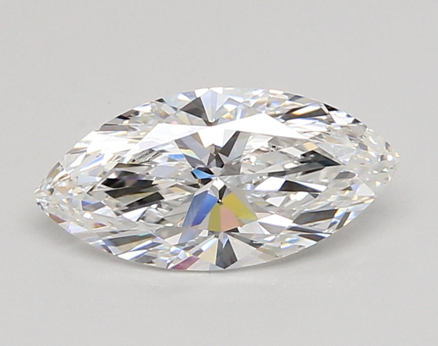 1.55 Carat Marquise Shaped, Ideal Cut, E Color, VVS1 Clarity, IGI Certified Lab Grown Diamond