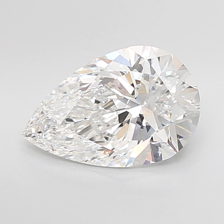 5.03 Carat Pear Shaped, Ideal Cut, E Color, VS1 Clarity, IGI Certified Lab Grown Diamond