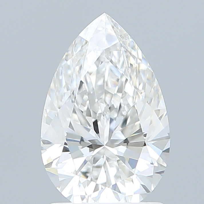 1.59 Carat Pear Shaped, Ideal Cut, E Color, VVS2 Clarity, IGI Certified Lab Grown Diamond