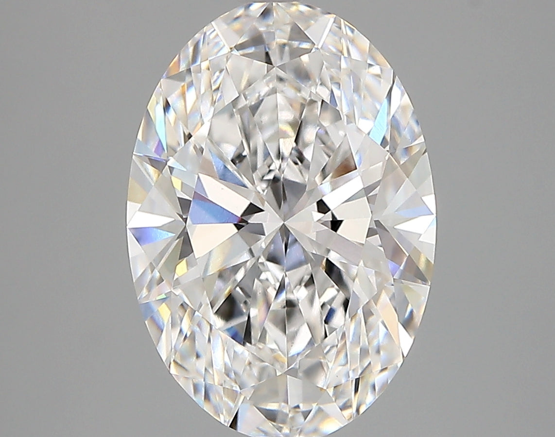 4.19 Carat Oval Shaped, Very Good Cut, D Color, VVS2 Clarity, IGI Certified Lab Grown Diamond
