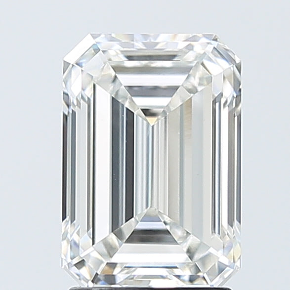 2.53 Carat Emerald Shaped, Ideal Cut, E Color, VS1 Clarity, IGI Certified Lab Grown Diamond