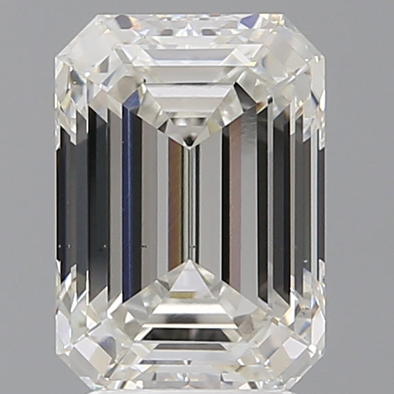 3.06 Carat Emerald Shaped, Ideal Cut, F Color, VS2 Clarity, IGI Certified Lab Grown Diamond