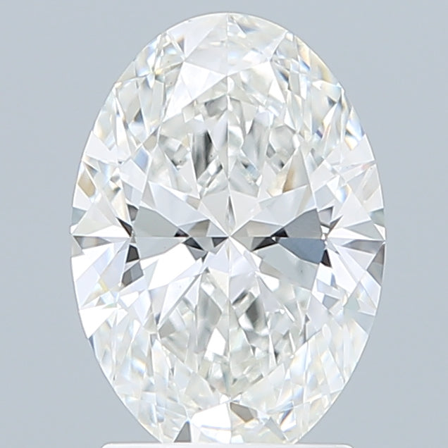 2.10 Carat Oval Shaped, Ideal Cut, F Color, VVS2 Clarity, IGI Certified Lab Grown Diamond