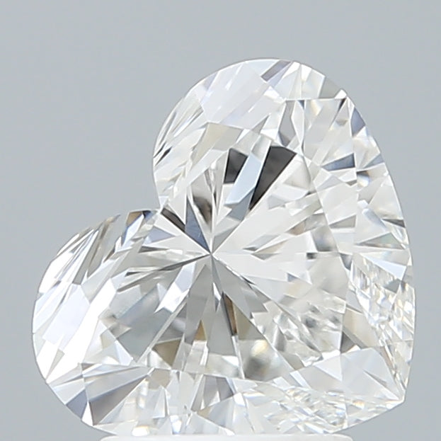 2.59 Carat Heart Shaped, Ideal Cut, E Color, VVS2 Clarity, IGI Certified Lab Grown Diamond