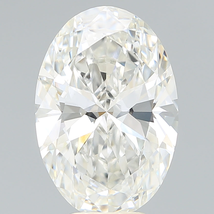 6.30 Carat Oval Shaped, Ideal Cut, G Color, VVS2 Clarity, IGI Certified Lab Grown Diamond