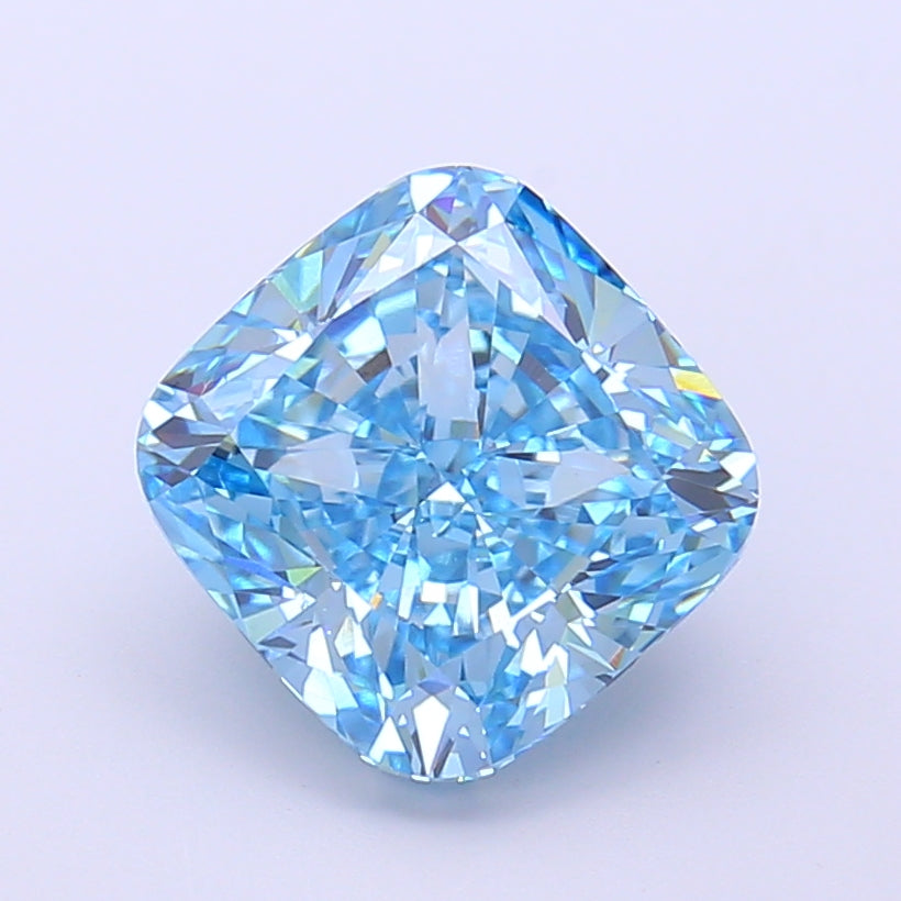 3.51 Carat Cushion Shaped, Very Good Cut, VVS2 Clarity, IGI Certified Lab Grown Diamond