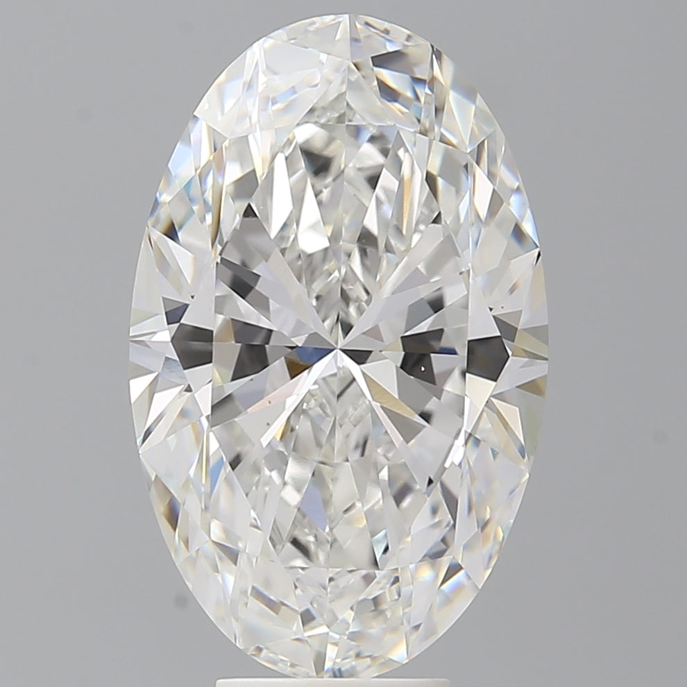 7.59 Carat Oval Shaped, Ideal Cut, F Color, VS1 Clarity, IGI Certified Lab Grown Diamond