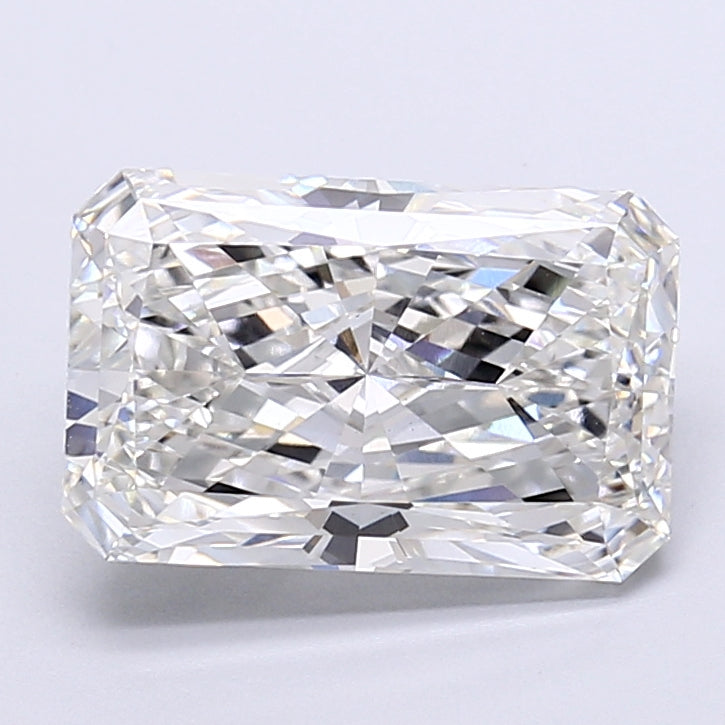 5.91 Carat Radiant Shaped, Very Good Cut, G Color, VVS2 Clarity, IGI Certified Lab Grown Diamond
