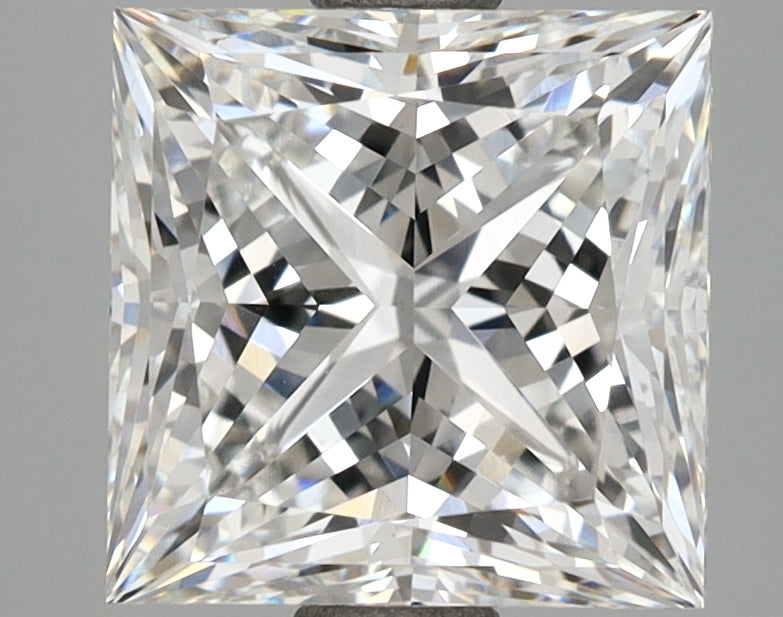 3.32 Carat Princess Shaped, Ideal Cut, F Color, VVS2 Clarity, IGI Certified Lab Grown Diamond
