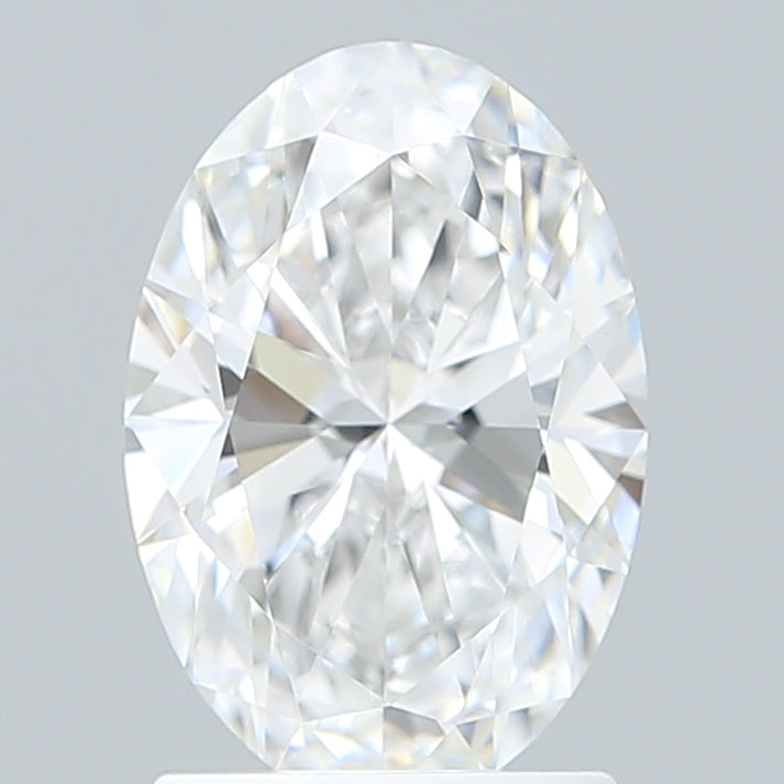1.68 Carat Oval Shaped, Ideal Cut, D Color, VVS2 Clarity, IGI Certified Lab Grown Diamond