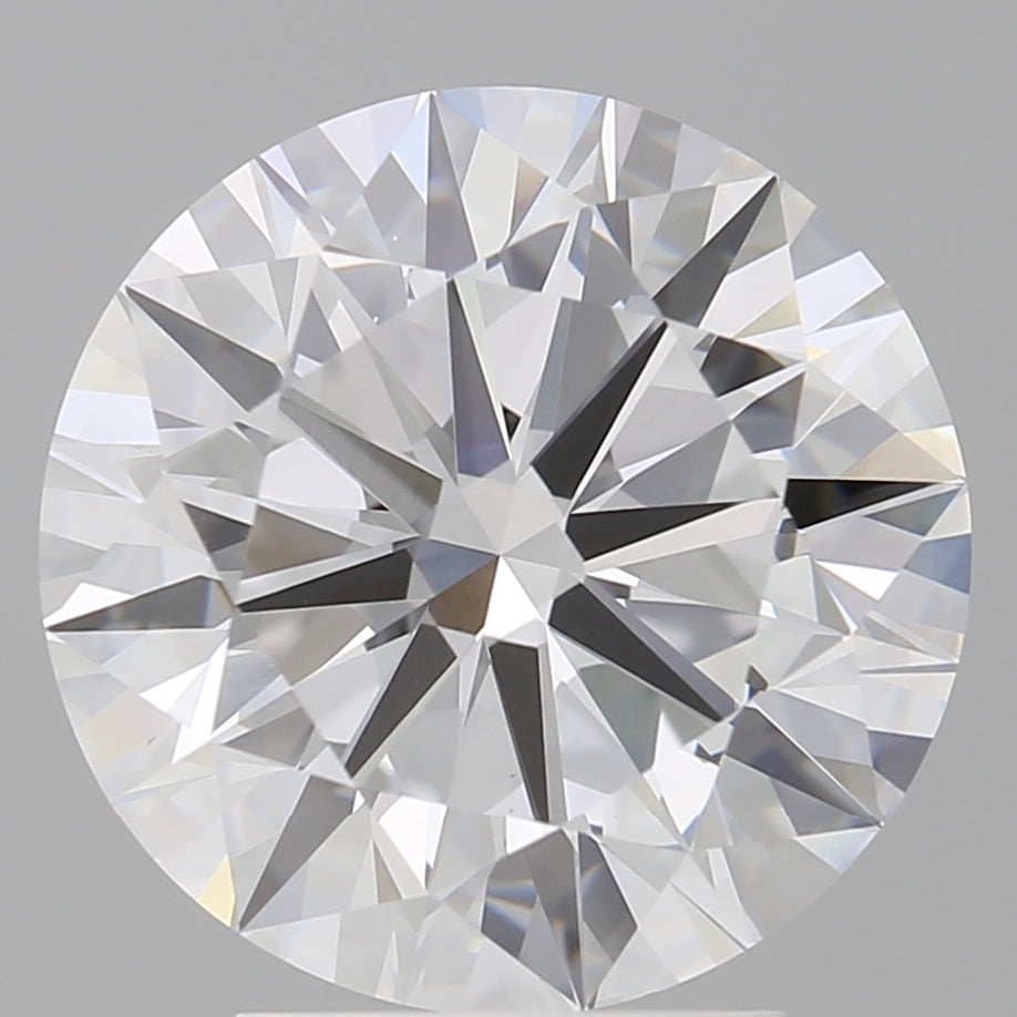 4.05 Carat Round Shaped, Excellent Cut, E Color, VS1 Clarity, IGI Certified Lab Grown Diamond