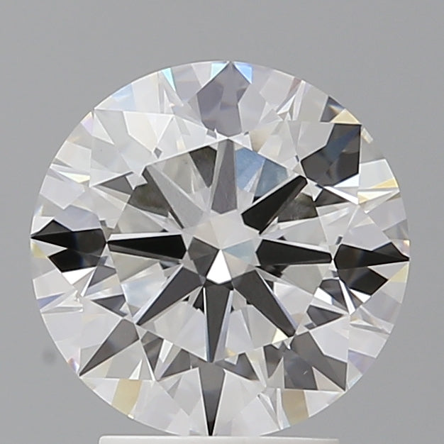 3.09 Carat Round Shaped, Ideal Cut, F Color, VVS2 Clarity, IGI Certified Lab Grown Diamond