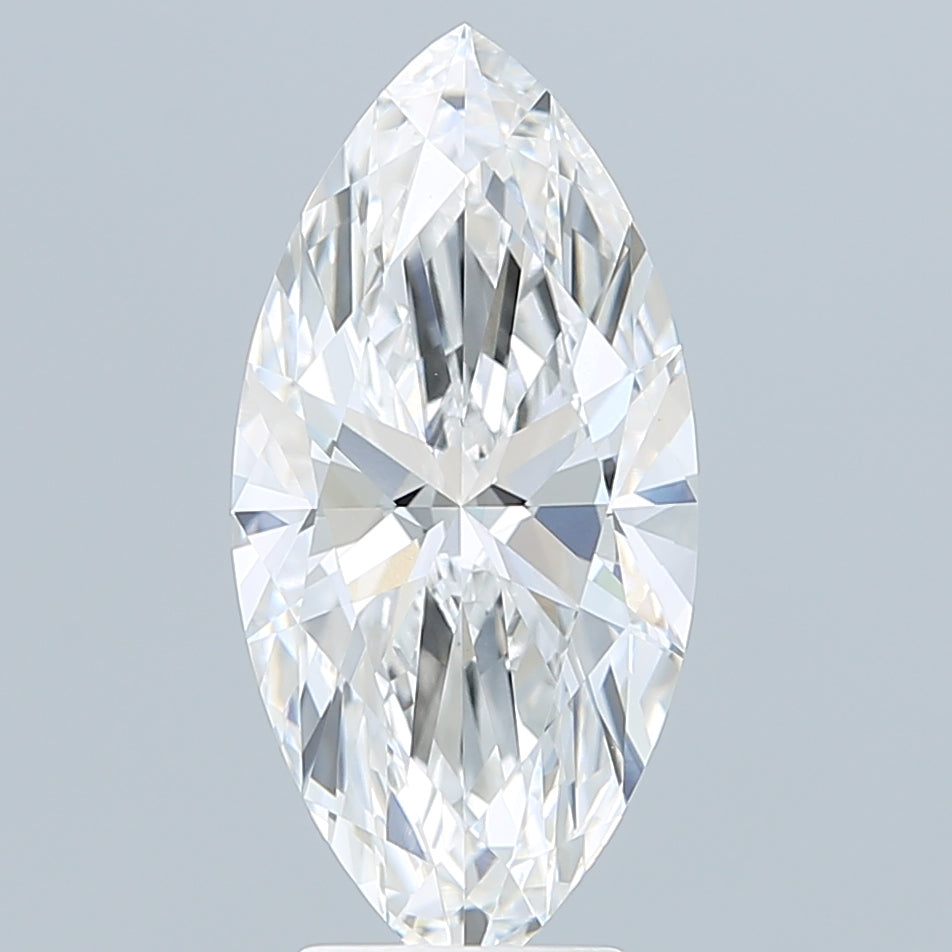 4.10 Carat Marquise Shaped, Ideal Cut, E Color, VVS2 Clarity, IGI Certified Lab Grown Diamond