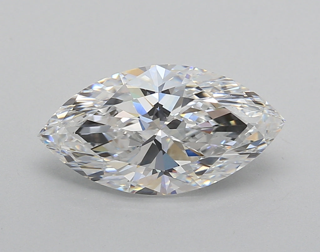 2.01 Carat Marquise Shaped, Excellent Cut, E Color, VVS2 Clarity, IGI Certified Lab Grown Diamond