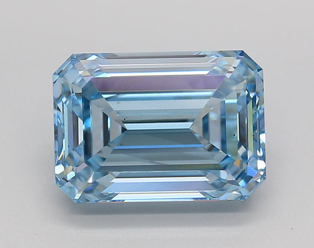 4.01 Carat Emerald Shaped, Ideal Cut, VS1 Clarity, IGI Certified Lab Grown Diamond