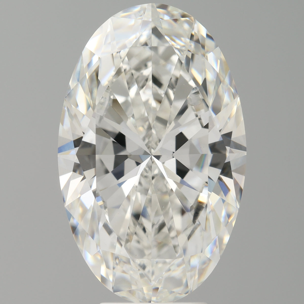 7.08 Carat Oval Shaped, Ideal Cut, E Color, VVS2 Clarity, IGI Certified Lab Grown Diamond