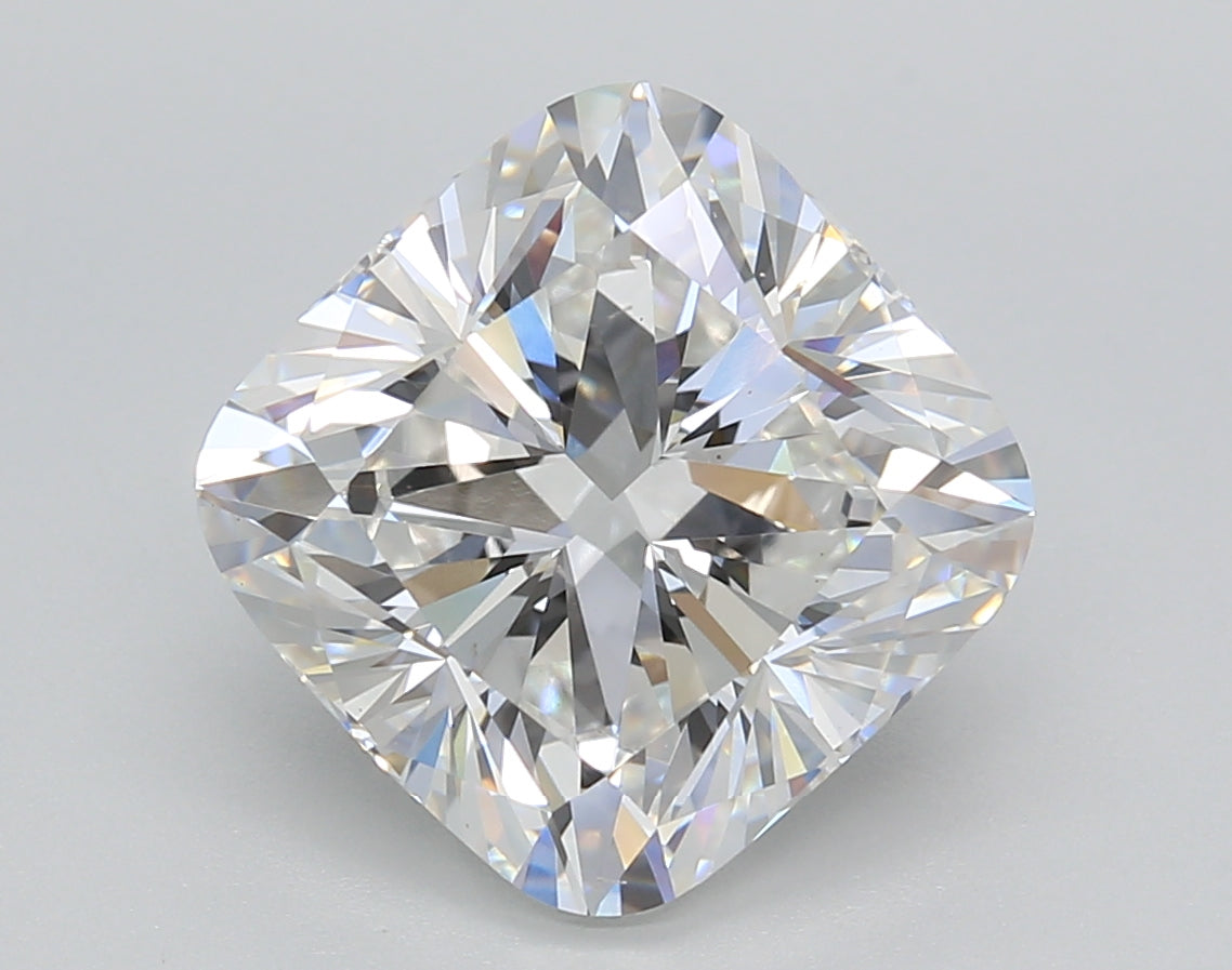 4.99 Carat Cushion Shaped, Ideal Cut, E Color, VVS2 Clarity, IGI Certified Lab Grown Diamond