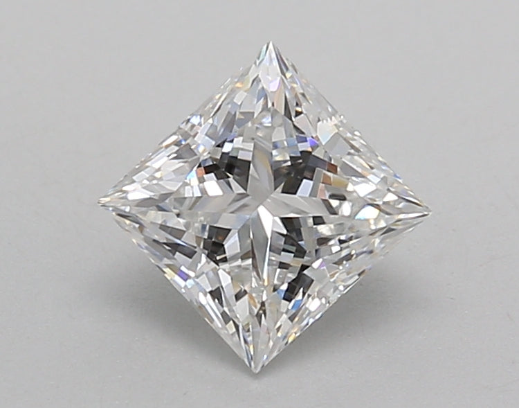 1.01 Carat Princess Shaped, Excellent Cut, E Color, VVS2 Clarity, IGI Certified Lab Grown Diamond