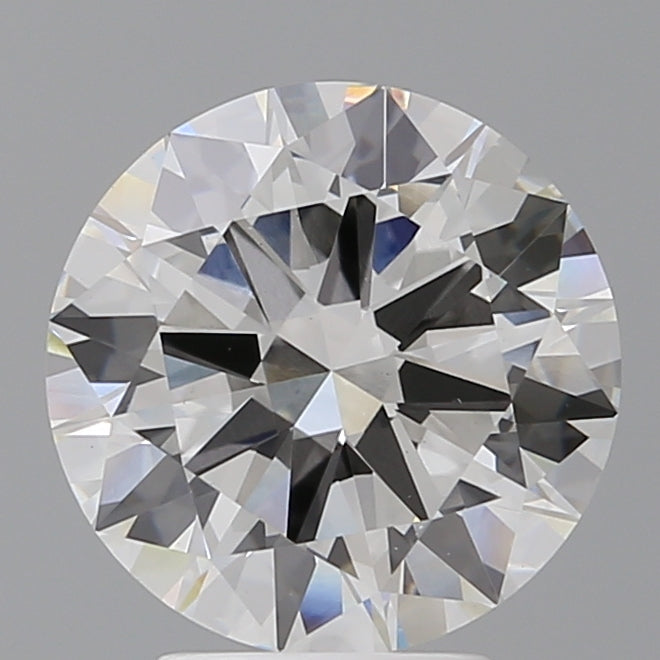 4.00 Carat Round Shaped, Excellent Cut, F Color, VS1 Clarity, IGI Certified Lab Grown Diamond