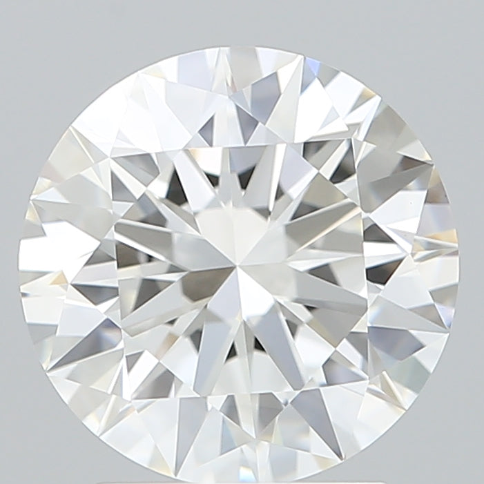 2.59 Carat Round Shaped, Excellent Cut, F Color, VVS2 Clarity, IGI Certified Lab Grown Diamond