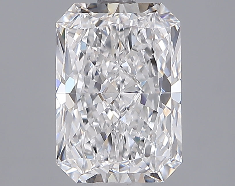 2.01 Carat Radiant Shaped, Ideal Cut, D Color, VVS1 Clarity, IGI Certified Lab Grown Diamond