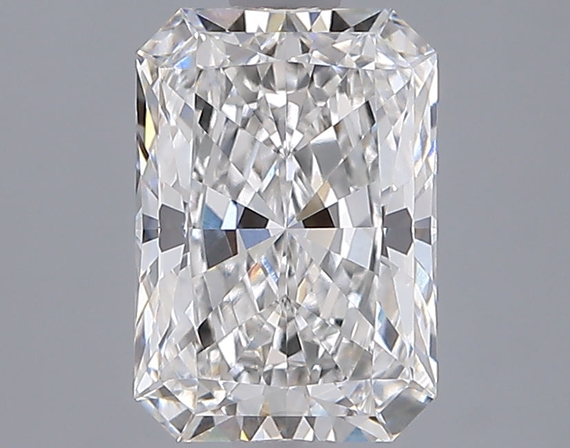 2.06 Carat Radiant Shaped, Ideal Cut, F Color, VVS1 Clarity, IGI Certified Lab Grown Diamond