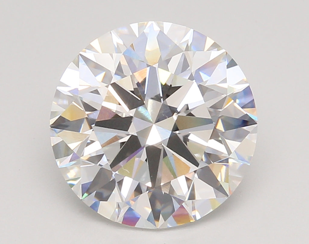 4.54 Carat Round Shaped, Ideal Cut, F Color, VVS1 Clarity, IGI Certified Lab Grown Diamond