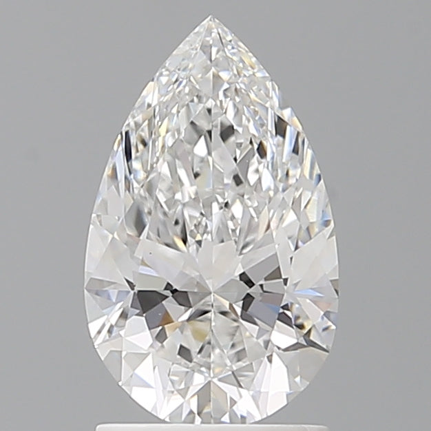 1.60 Carat Pear Shaped, Ideal Cut, E Color, VVS2 Clarity, IGI Certified Lab Grown Diamond