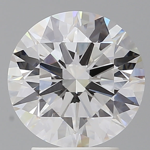 3.04 Carat Round Shaped, Ideal Cut, E Color, VVS2 Clarity, IGI Certified Lab Grown Diamond