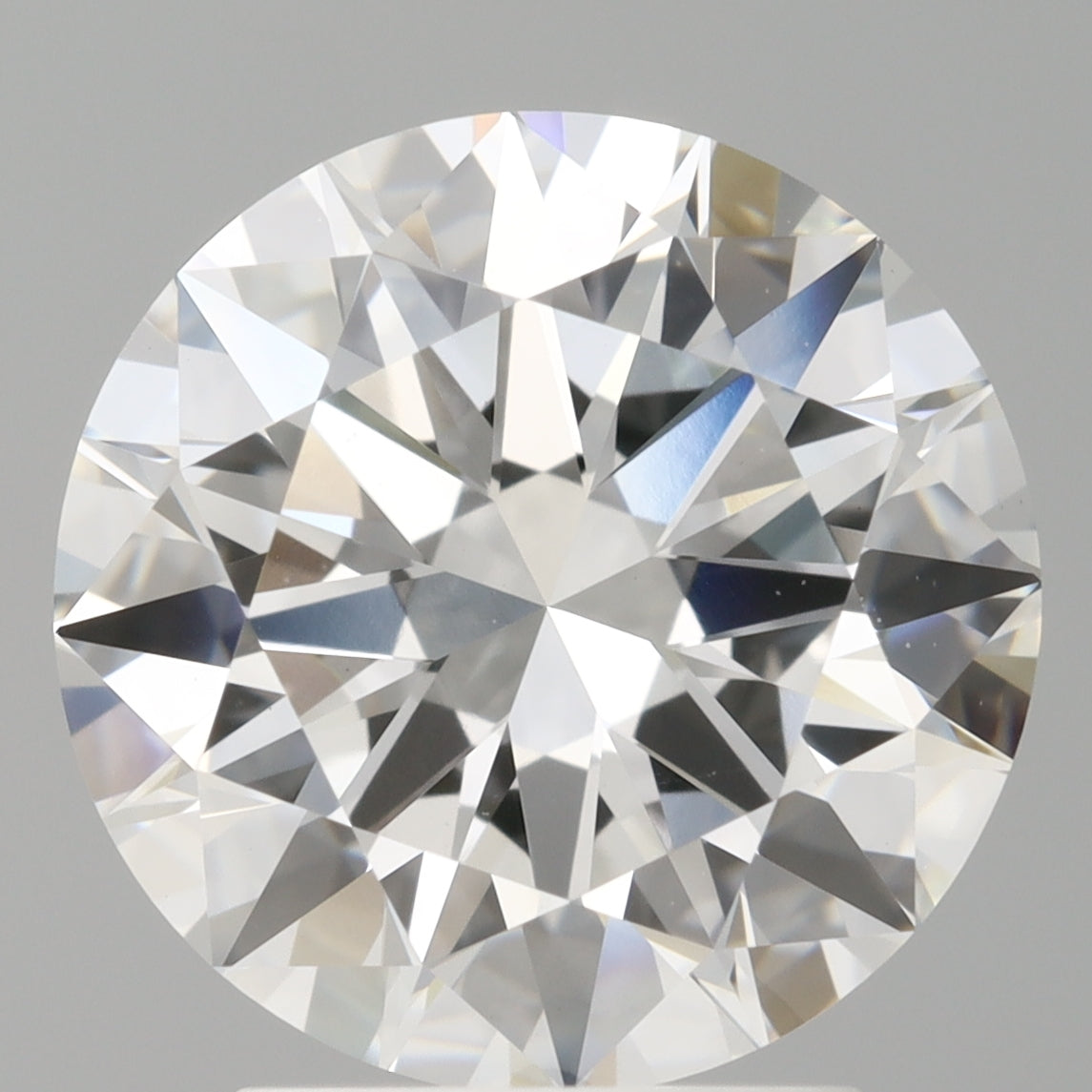 3.02 Carat Round Shaped, Excellent Cut, E Color, VVS2 Clarity, IGI Certified Lab Grown Diamond