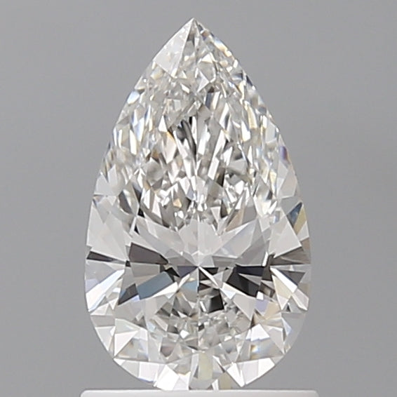 1.10 Carat Pear Shaped, Ideal Cut, F Color, VS1 Clarity, IGI Certified Lab Grown Diamond