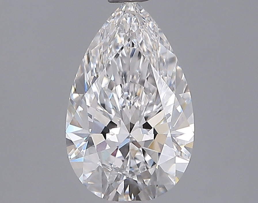 1.55 Carat Pear Shaped, Ideal Cut, D Color, VVS2 Clarity, IGI Certified Lab Grown Diamond