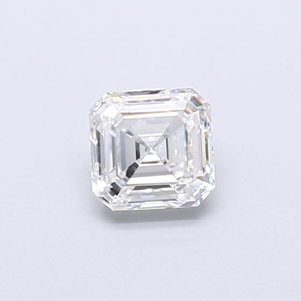 0.90 Carat Asscher Shaped, Very Good Cut, E Color, VVS1 Clarity, IGI Certified Lab Grown Diamond
