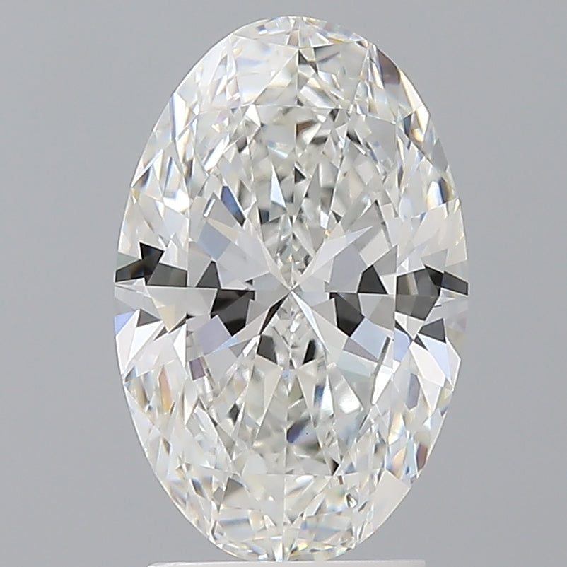 2.60 Carat Oval Shaped, Ideal Cut, F Color, VVS2 Clarity, IGI Certified Lab Grown Diamond