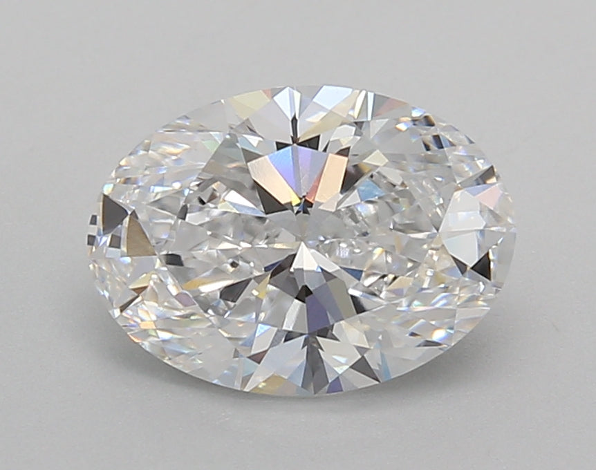 1.98 Carat Oval Shaped, Very Good Cut, D Color, VVS2 Clarity, IGI Certified Lab Grown Diamond