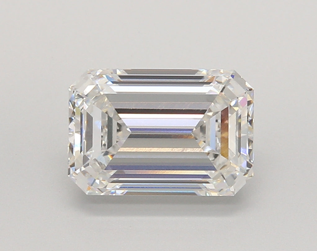 3.04 Carat Emerald Shaped, Ideal Cut, E Color, VVS1 Clarity, IGI Certified Lab Grown Diamond