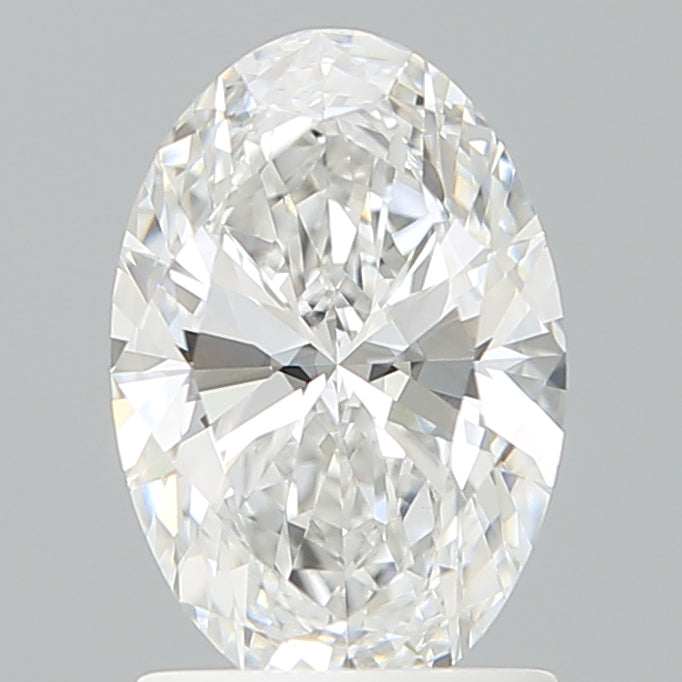 1.50 Carat Oval Shaped, Ideal Cut, D Color, VVS2 Clarity, IGI Certified Lab Grown Diamond