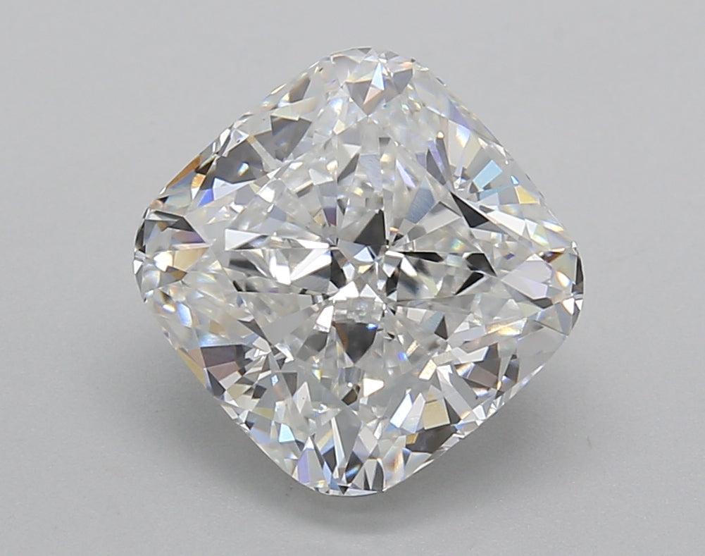 3.52 Carat Cushion Shaped, Excellent Cut, D Color, VS1 Clarity, IGI Certified Lab Grown Diamond