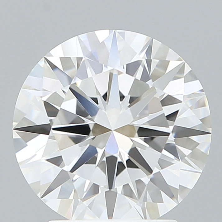 2.60 Carat Round Shaped, Excellent Cut, F Color, VVS1 Clarity, IGI Certified Lab Grown Diamond