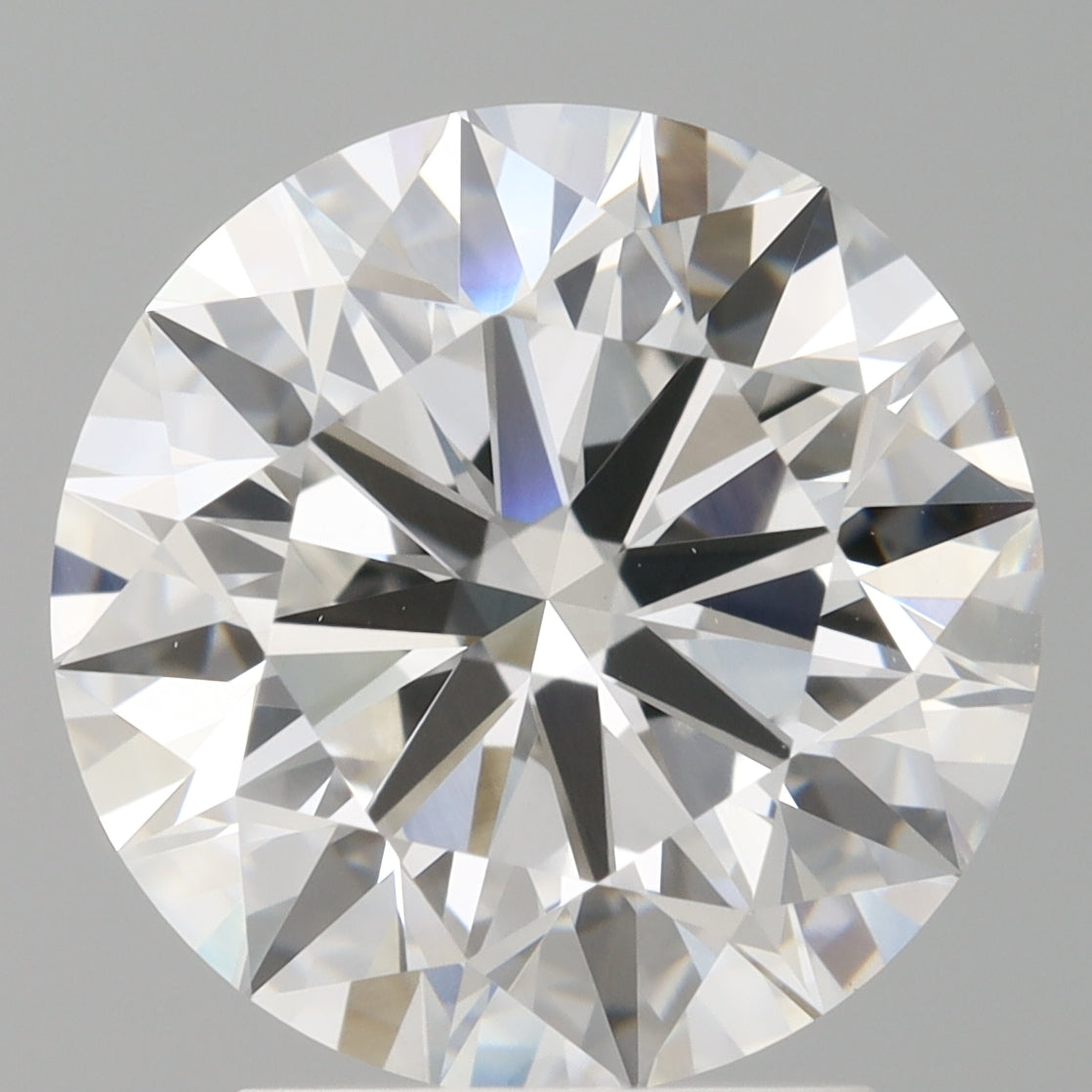 3.03 Carat Round Shaped, Excellent Cut, E Color, VVS2 Clarity, IGI Certified Lab Grown Diamond