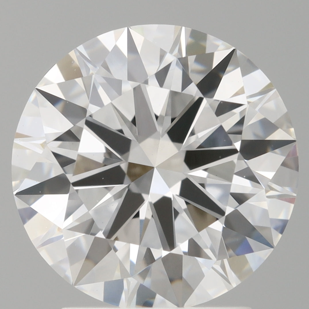 2.60 Carat Round Shaped, Ideal Cut, D Color, VVS2 Clarity, IGI Certified Lab Grown Diamond