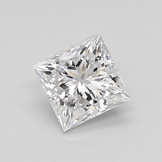 0.50 Carat Princess Shaped, Very Good Cut, D Color, VVS1 Clarity, IGI Certified Lab Grown Diamond
