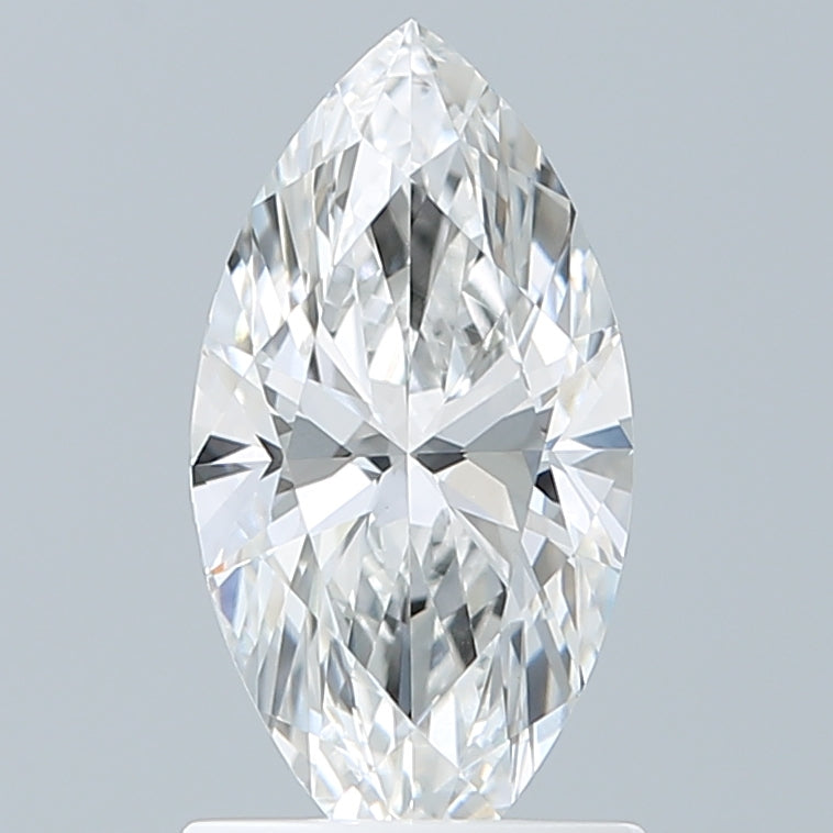 1.23 Carat Marquise Shaped, Ideal Cut, E Color, VVS2 Clarity, IGI Certified Lab Grown Diamond