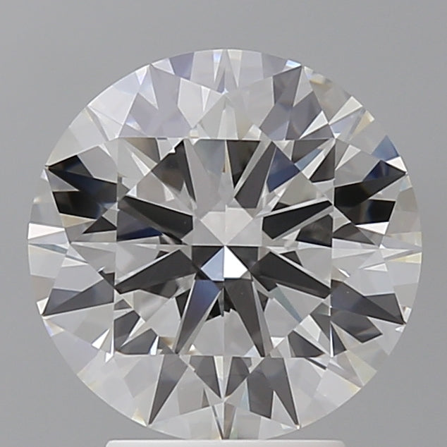 3.49 Carat Round Shaped, Ideal Cut, F Color, VVS2 Clarity, IGI Certified Lab Grown Diamond